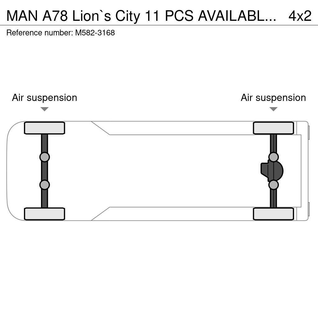 MAN A78 Lion`s City 11 PCS AVAILABLE / EURO EEV / 30 S Stadsbus