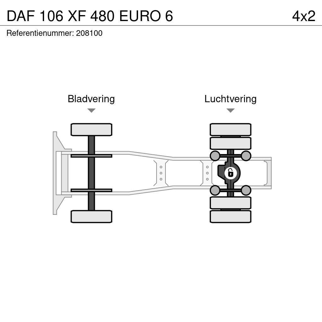 DAF 106 XF 480 EURO 6 Trekkers
