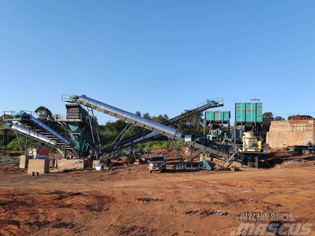 Constmach Stationary Stone Crusher Plant 300 T/H Vergruizers
