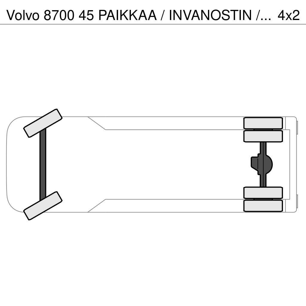 Volvo 8700 45 PAIKKAA / INVANOSTIN / EURO 5 Intercitybussen
