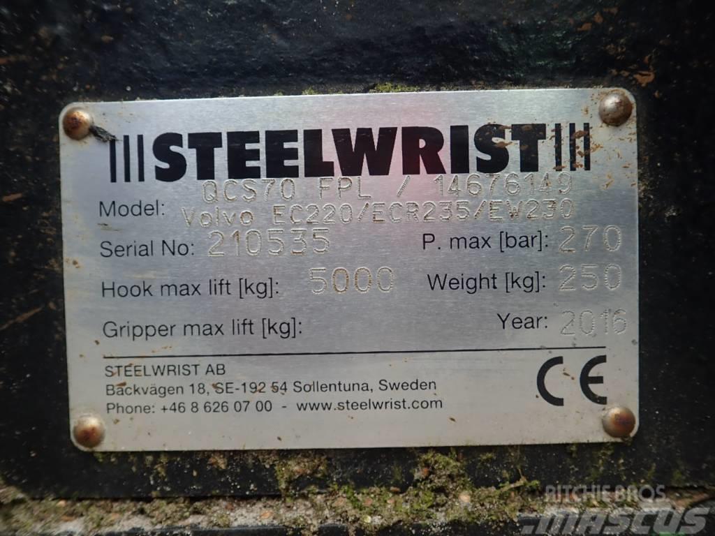 Steelwrist hydr. Schnellwechsler S70 mit Lasthaken passend fü Snelkoppelingen