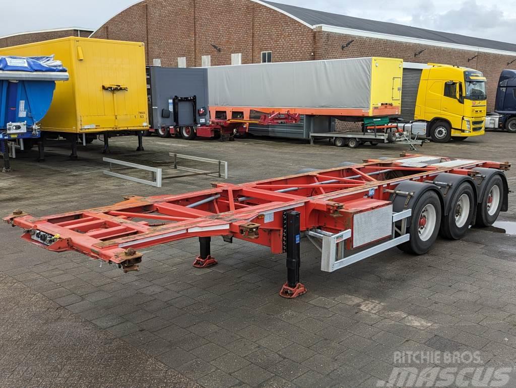  TURBO'S HOET SC33AA 3-Assen BPW - Lift Axle - Disc Containerchassis