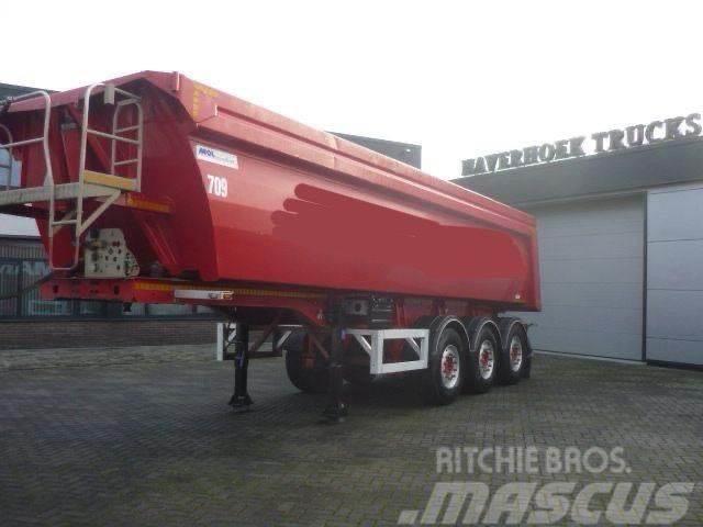 MOL 28m3 3 axle tipper trailer Alubox - Steelchassis ( Kippers