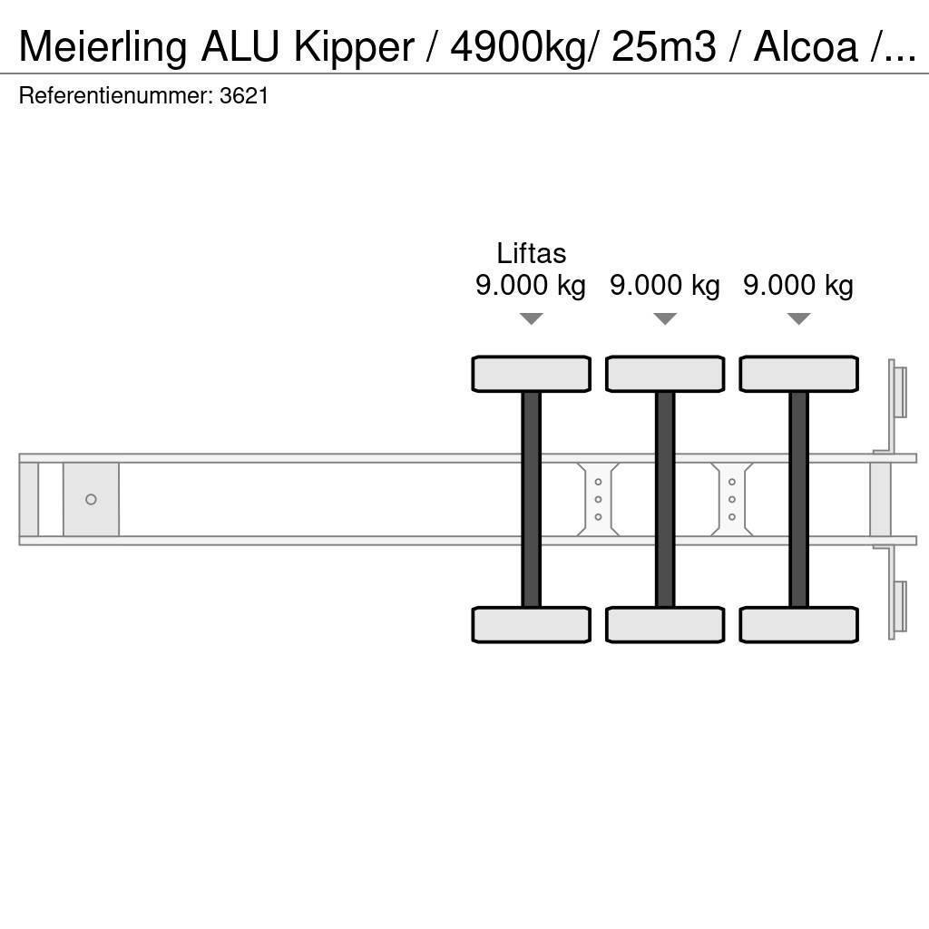 Meierling ALU Kipper / 4900kg/ 25m3 / Alcoa / APK 26-05-2024 Kippers