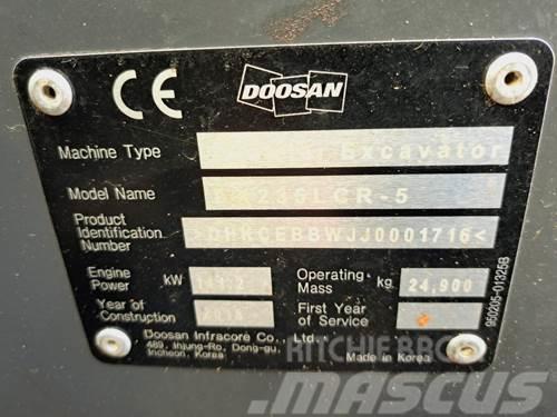 Doosan DX235LCR-5 Rupsgraafmachines