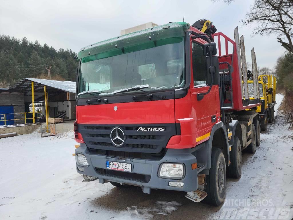 Mercedes-Benz Actros 4144 AK 8x8 + Palfinger Epsilon E165Z76 Vrachtwagen met containersysteem