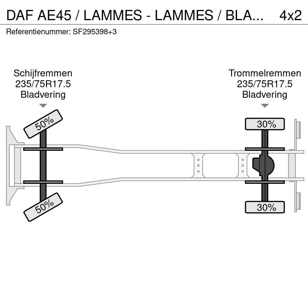 DAF AE45 / LAMMES - LAMMES / BLATT - BLATT / SPRING - Bakwagens met gesloten opbouw