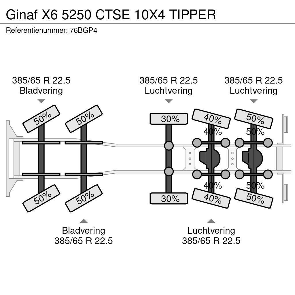 Ginaf X6 5250 CTSE 10X4 TIPPER Kipper