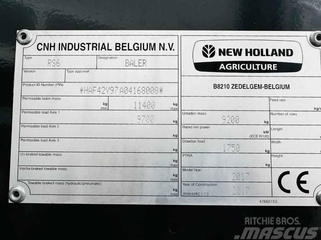 New Holland Big Baler 1270 RC + Vierkante balenpers