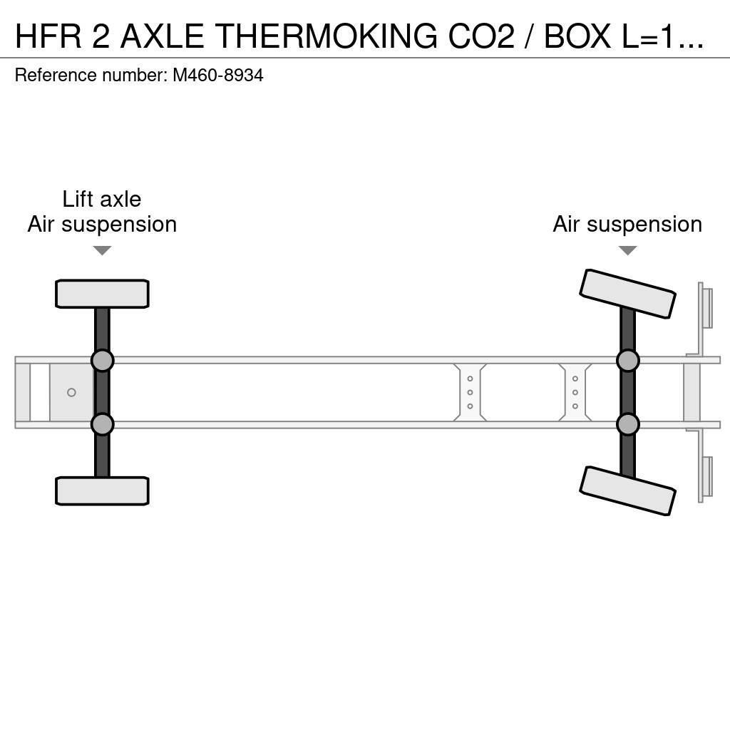 HFR 2 AXLE THERMOKING CO2 / BOX L=12699 mm Koel-vries opleggers