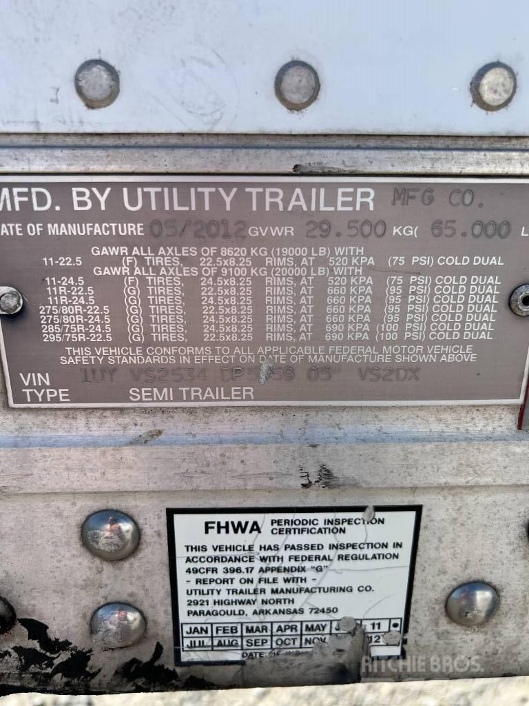 Utility 4000D-X Gesloten opbouw trailers