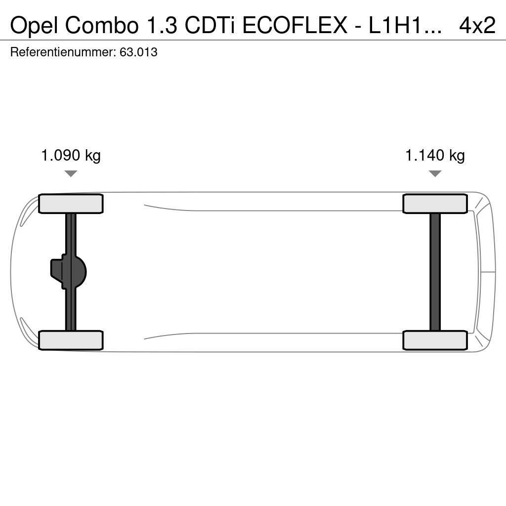 Opel Combo 1.3 CDTi ECOFLEX - L1H1 - AC - Cruise - Hook Gesloten opbouw