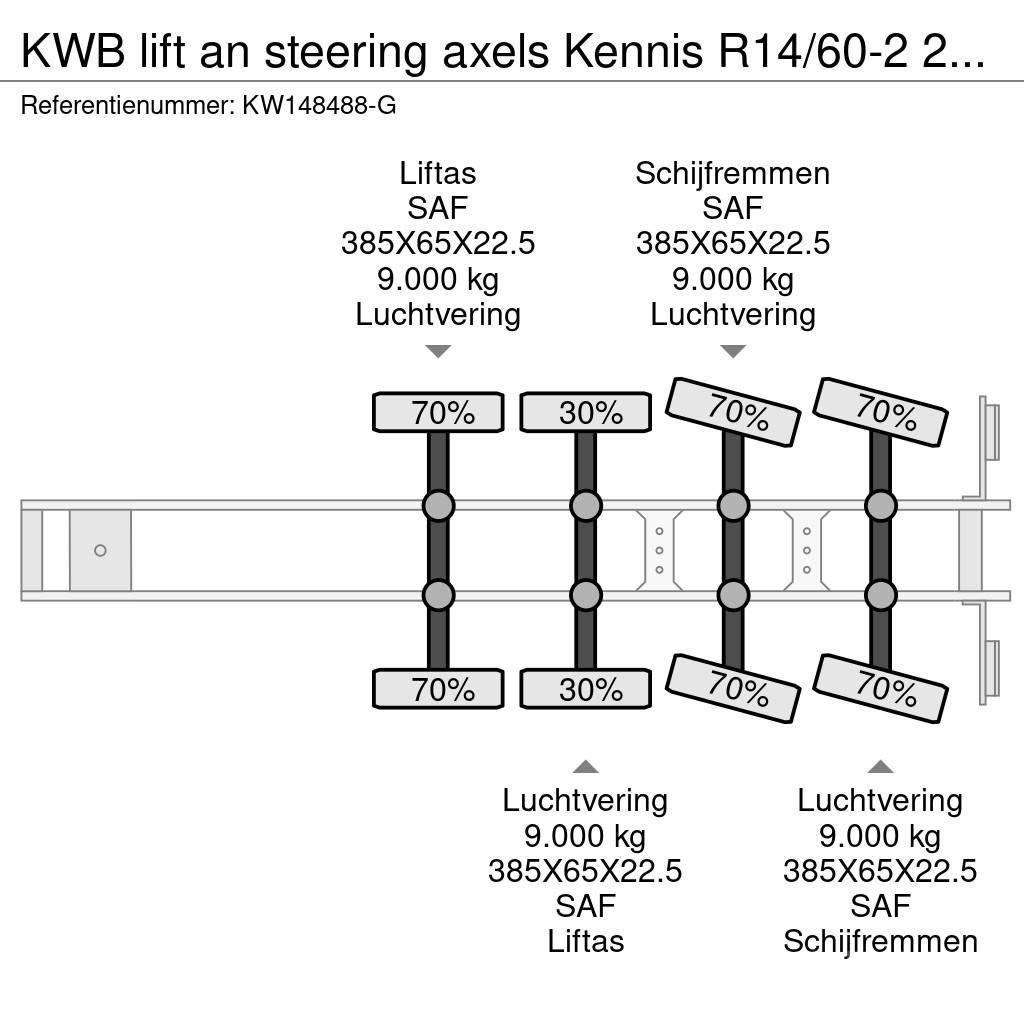  Kwb lift an steering axels Kennis R14/60-2 2015 Vlakke laadvloeren