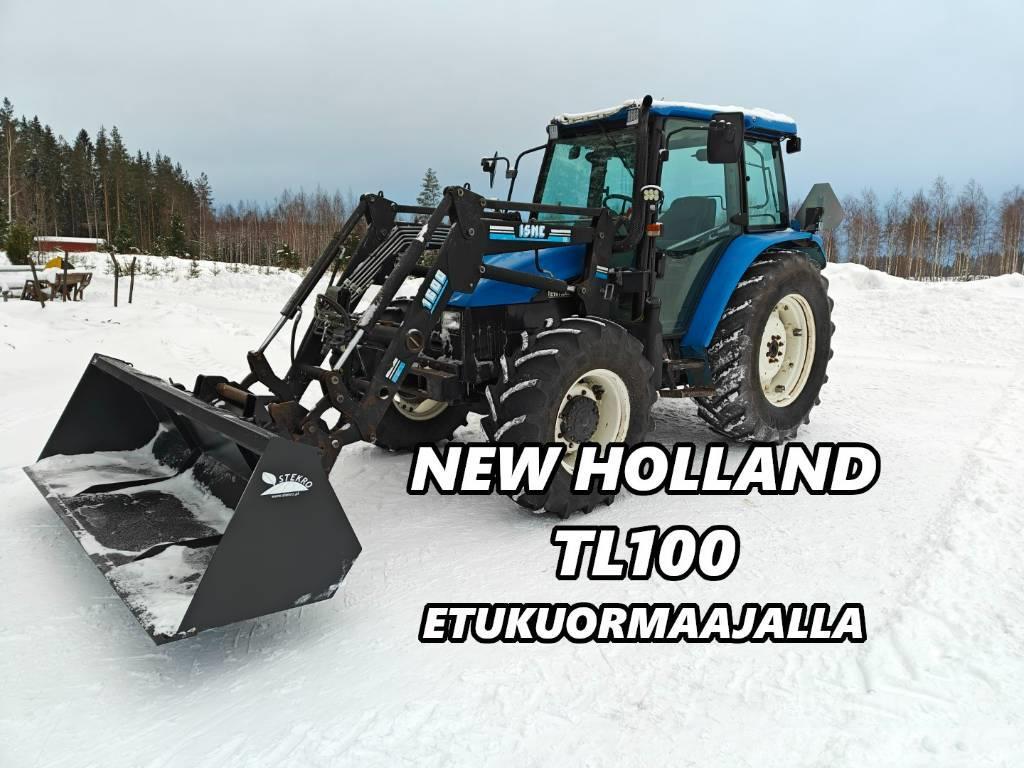 New Holland TL 100 - Etukuormaajalla - VIDEO Tractoren