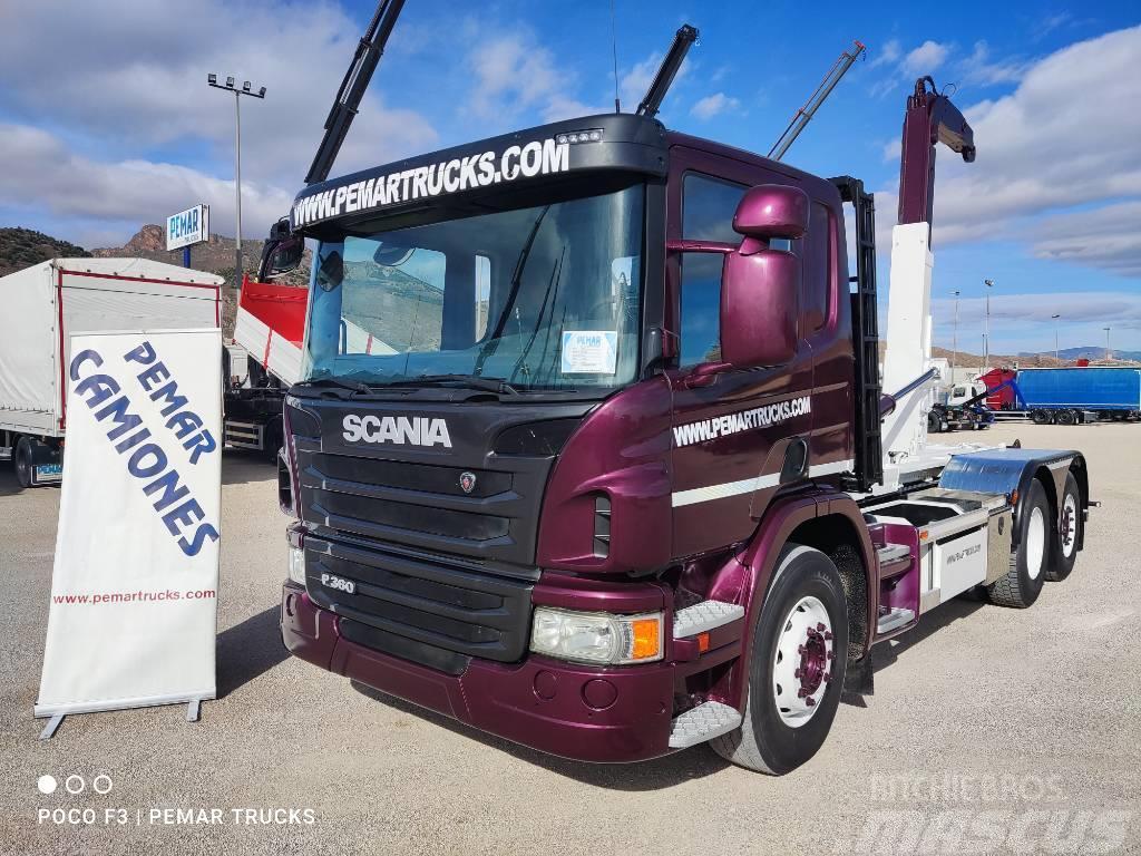 Scania P 360 6X2 MULTILIFT Containertrucks met kabelsysteem