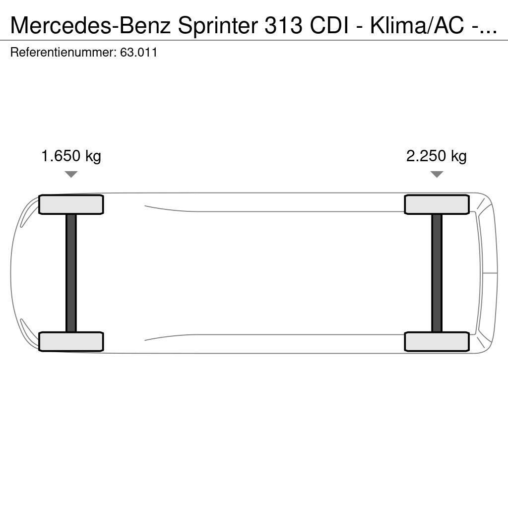 Mercedes-Benz Sprinter 313 CDI - Klima/AC - Joly B9 crane - 5 se Bestelwagens met open laadbak