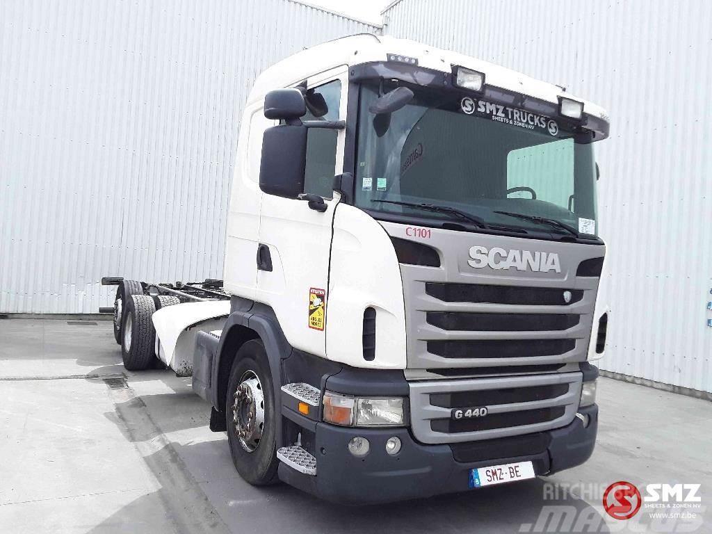 Scania G 440 6x2 retarder Chassis met cabine