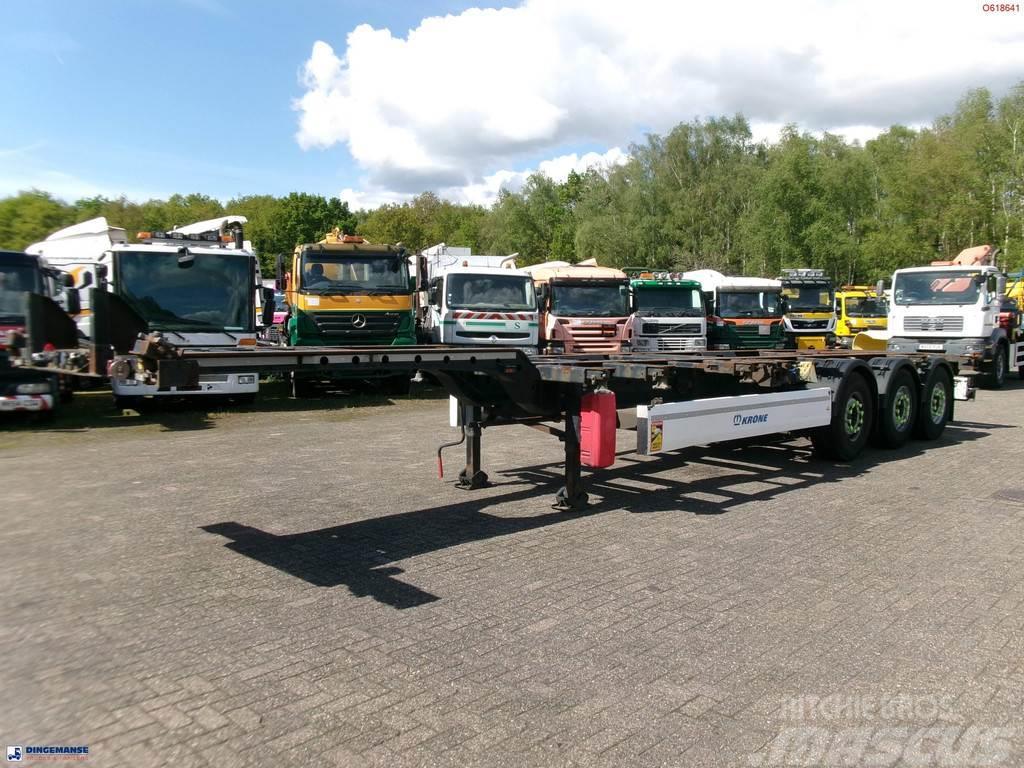 Krone 3-axle container trailer 20-30-40-45 ft DA08LNA Containerchassis