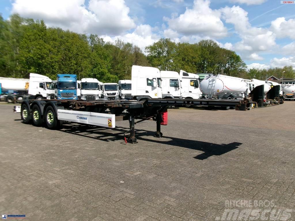 Krone 3-axle container trailer 20-30-40-45 ft DA08LNA Containerchassis