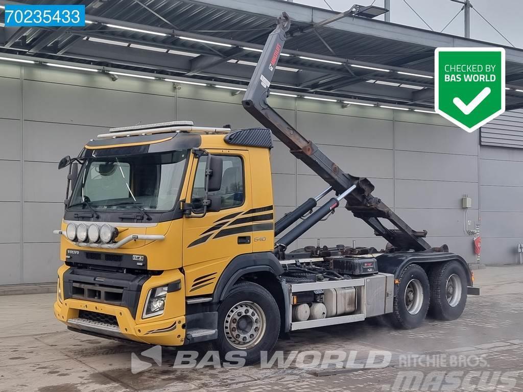 Volvo FMX 540 6X4 DayCab HIAB 21T Hook VEB+ Big-Axle Eur Vrachtwagen met containersysteem