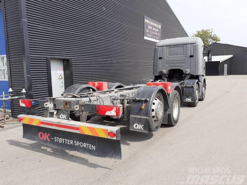 Scania G 450 CHASSIS AUT, 8X2 Chassis met cabine