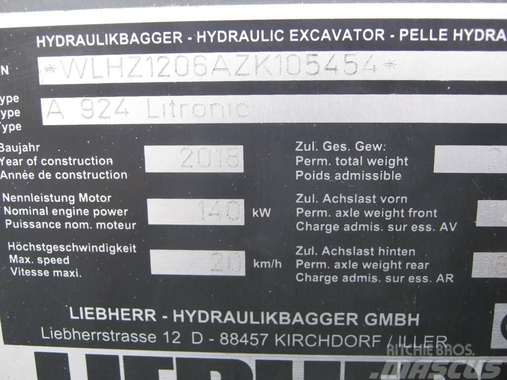 Liebherr A 924 Litronic Wielgraafmachines