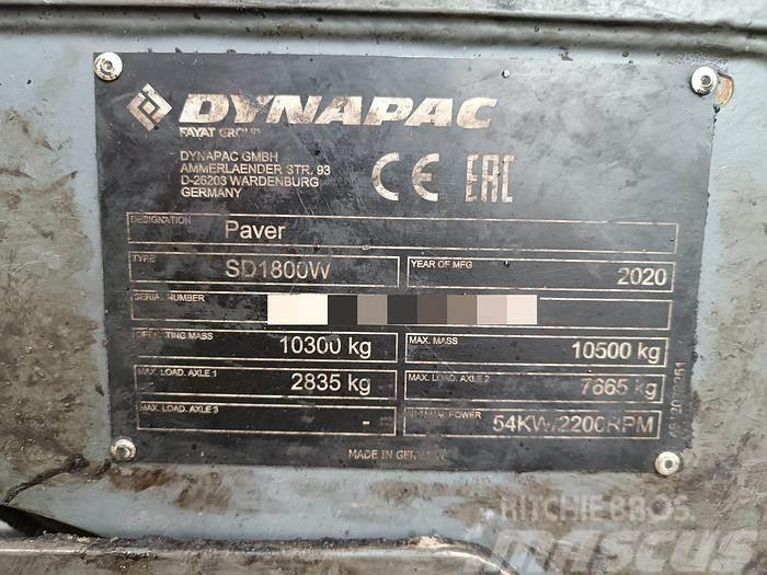 Dynapac SD1800W Asfaltafwerkmachines