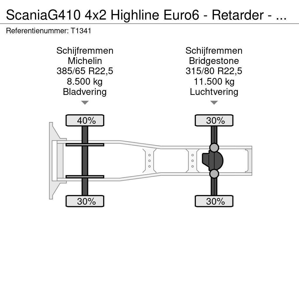 Scania G410 4x2 Highline Euro6 - Retarder - PTO - KiepHyd Trekkers