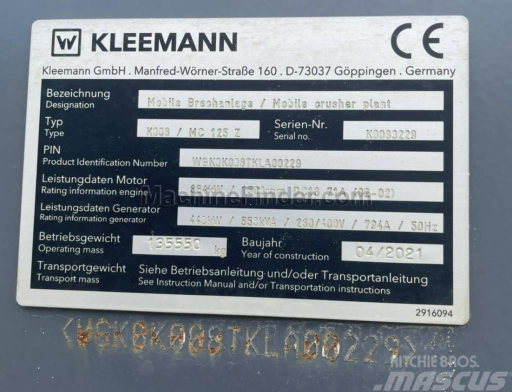 Kleemann MC125Z Mobile crushers