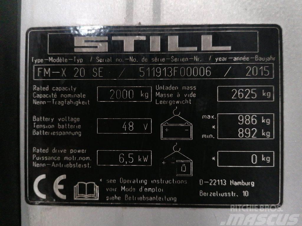 Still FM-X 20 SE Reachtruck voor hoog niveau
