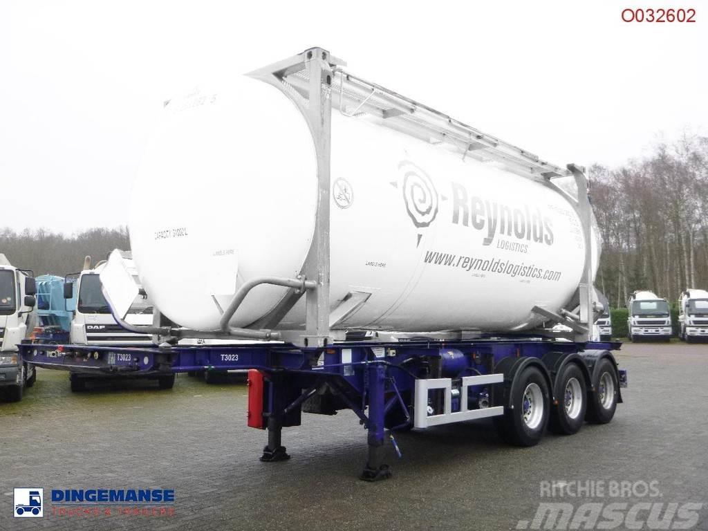  M & G 3-axle container trailer 20-30 ft Containerchassis