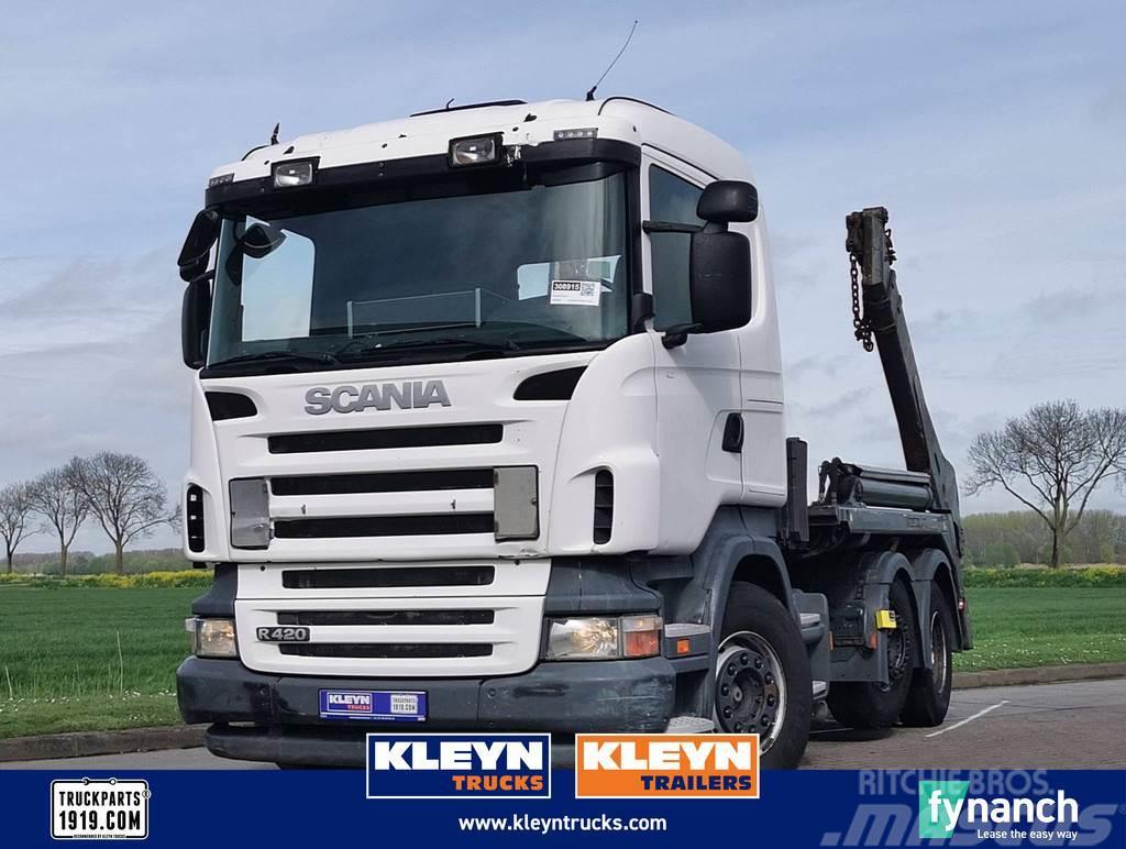 Scania R420 6x2 manual retarder Portaalsysteem vrachtwagens
