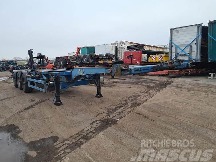 Fliegl 3 AXLE CONTAINER CHASSIS 40 2X20 20 MIDDLE SAF DRU Containerchassis
