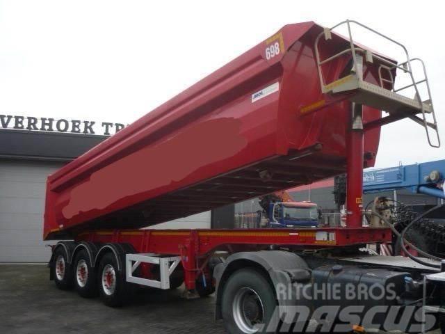 MOL 28m3 3 axle tipper trailer Alubox - Steelchassis ( Kippers