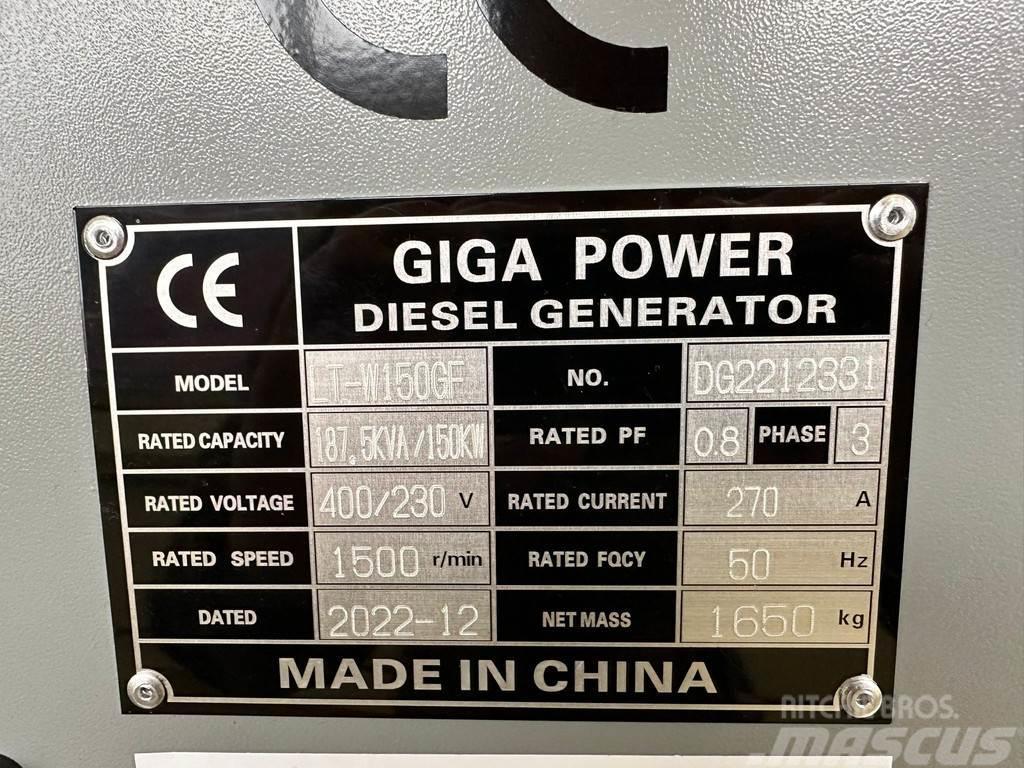  Giga power LT-W150GF 187.5KVA silent set Overige generatoren