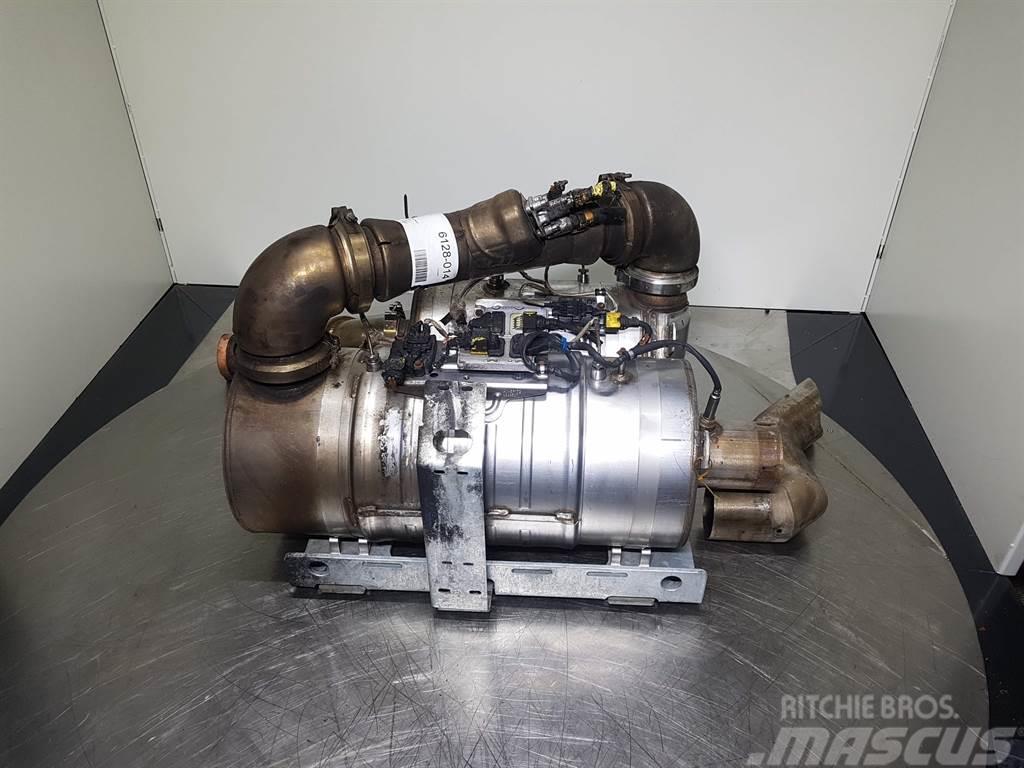 Sennebogen 818 - Exhaust system/Auspuff/Uitlaat Motoren