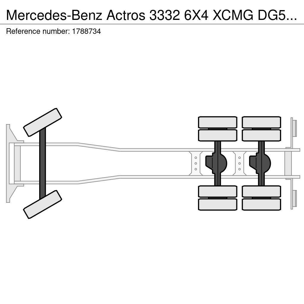Mercedes-Benz Actros 3332 6X4 XCMG DG53C FIRE FIGTHING PLATFORM Auto hoogwerkers