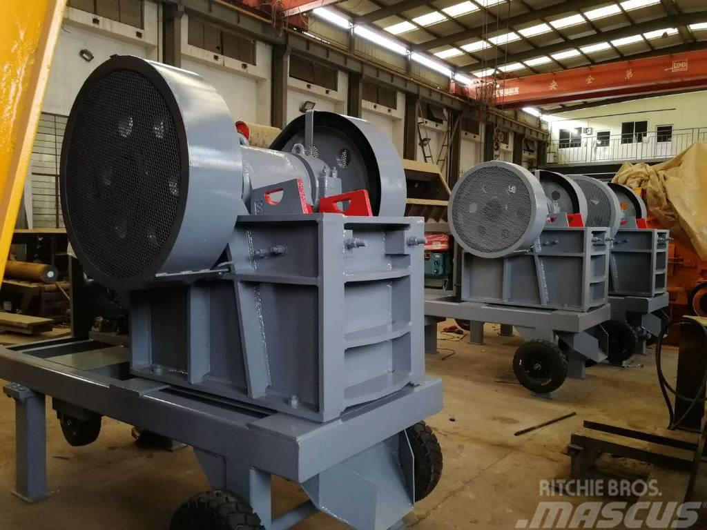 Kinglink PE250x400 Small Jaw Crusher With Diesel Engine Vergruizers