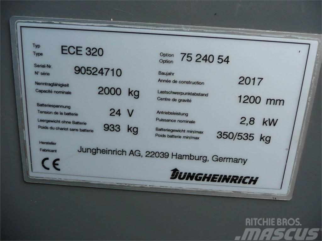 Jungheinrich ECE 320 2400x540mm Orderpicker voor laag niveau