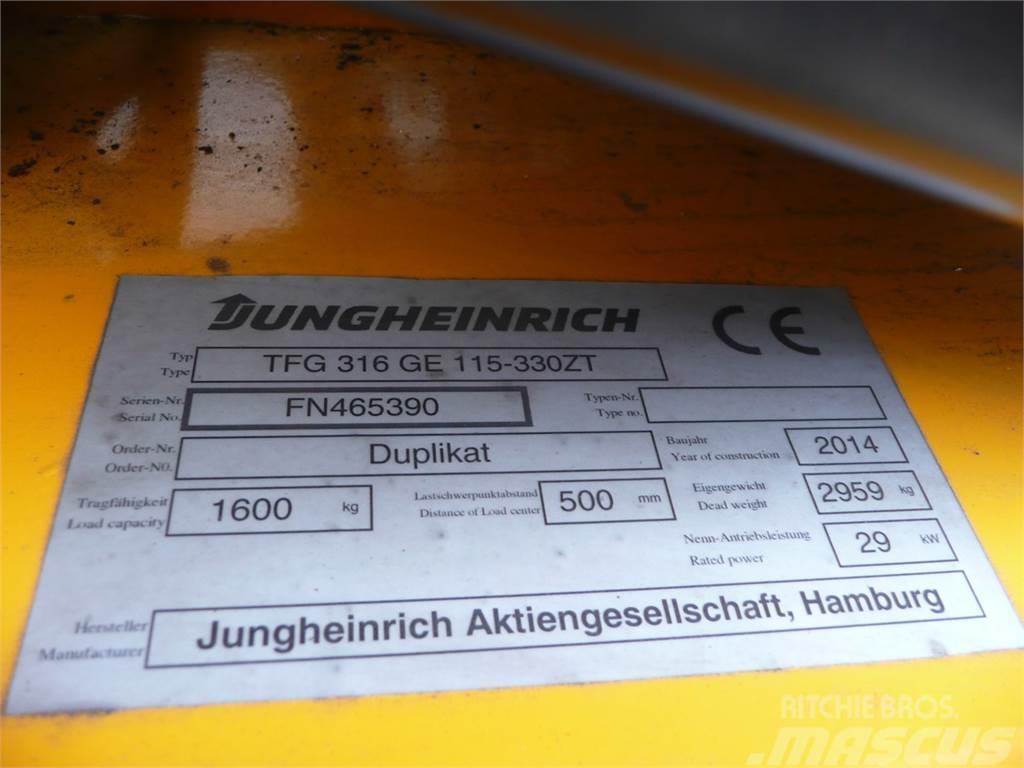 Jungheinrich TFG 316 330 ZT LPG heftrucks