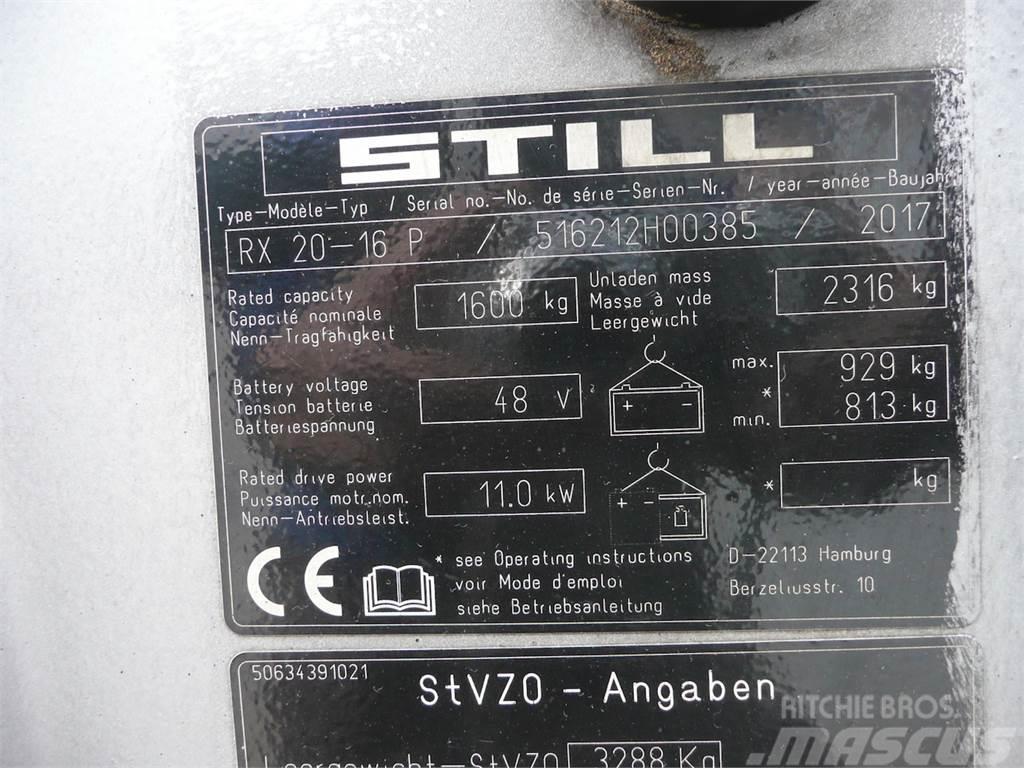 Still RX20-16P Elektrische heftrucks
