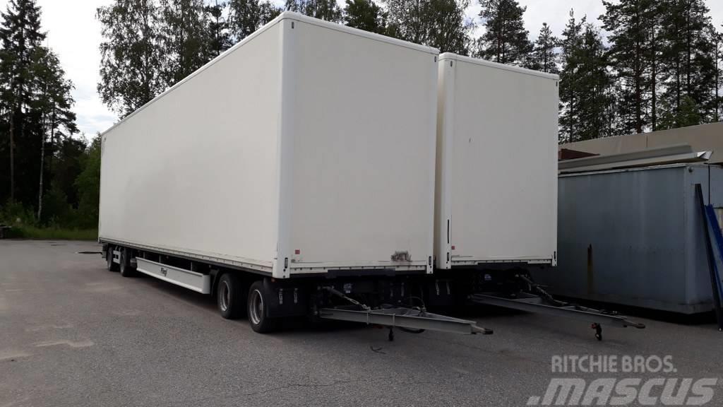Fliegl VPS 280 4 aks. rahtipv Gesloten opbouw trailers
