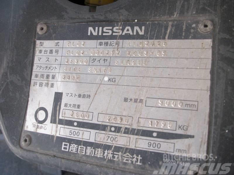 Nissan PL02A25 LPG heftrucks