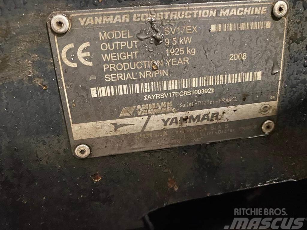 Yanmar SV17SXE Voorladers en gravers