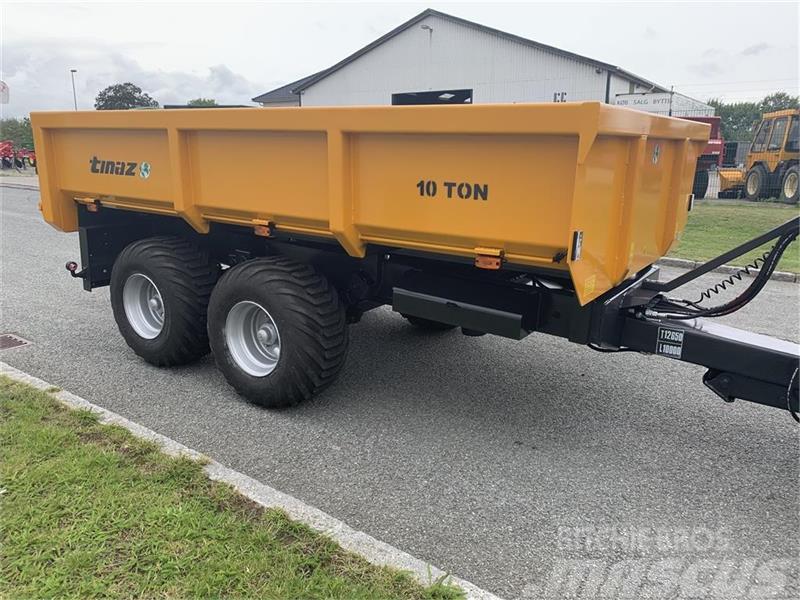 Tinaz 10 tons dumpervogn med hydr. bagklap - 60 cm sider Overige terreinbeheermachines