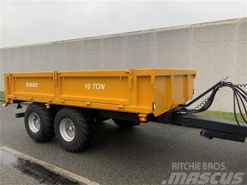 Tinaz 10 tons dumpervogn med slidsker Overige terreinbeheermachines