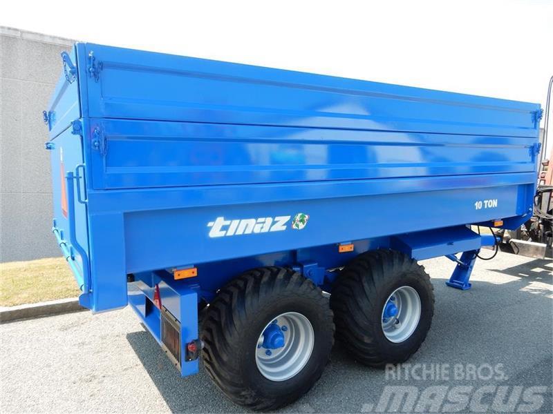 Tinaz 10 tons dumpervogn med 2x30 cm ekstra sider Overige terreinbeheermachines