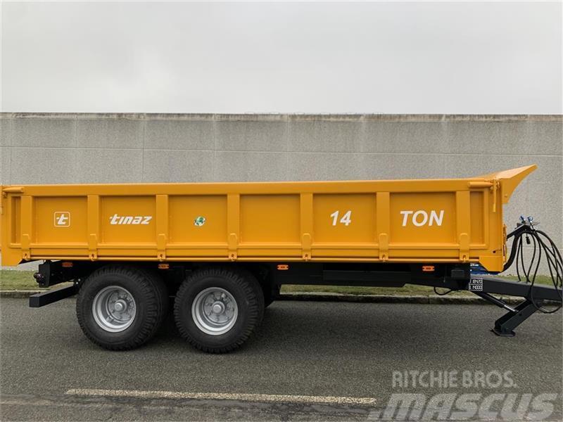 Tinaz 14 tons dumpervogn  med 3 vejstip Overige terreinbeheermachines
