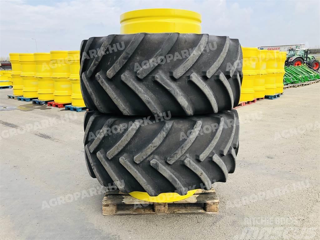  twin wheel set with Continental 650/65R34 tires Dubbele wielen