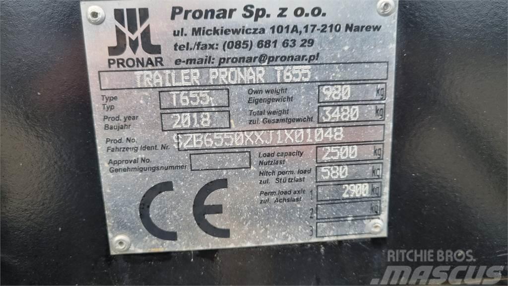 Pronar T655- 3 VEJS TIPVOGN-DEMO Kipperaanhangers